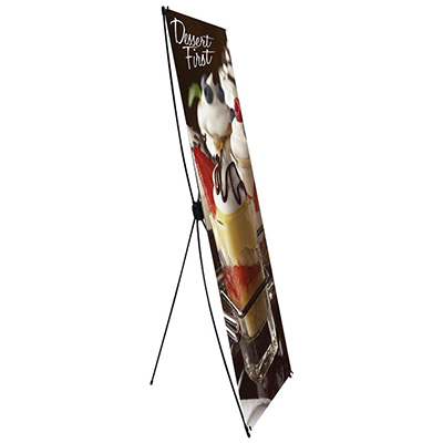 Roll Up X Banner Stand